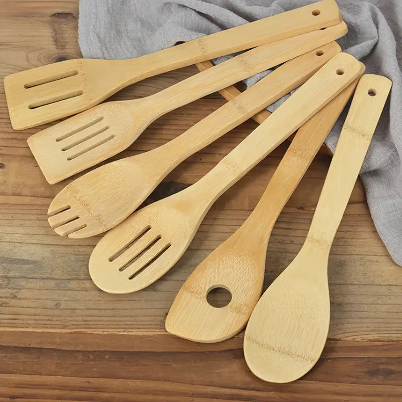 Bamboo Kitchen Utensils Lifestyle