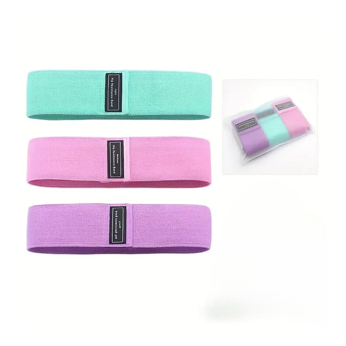 Resistance Fabric Exercise Bands Set