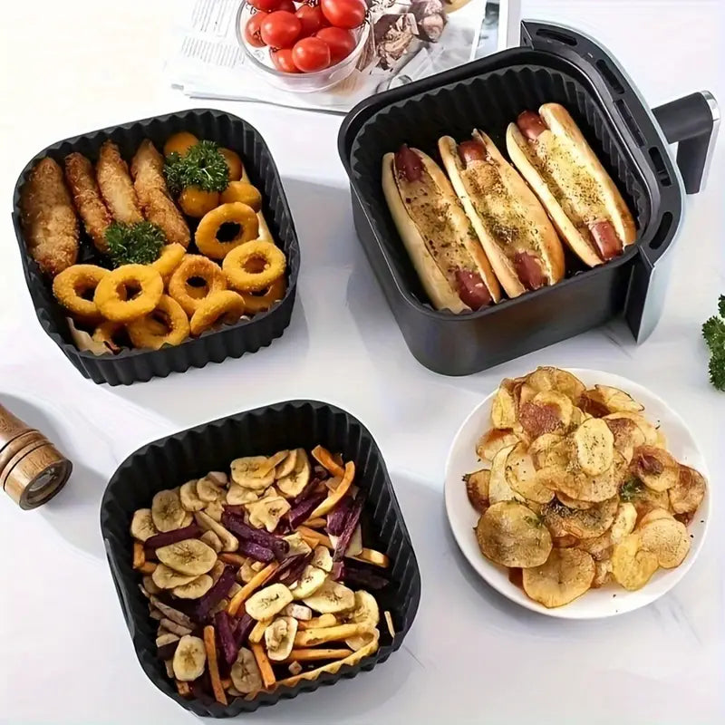 Square Air Fryer Liner Display