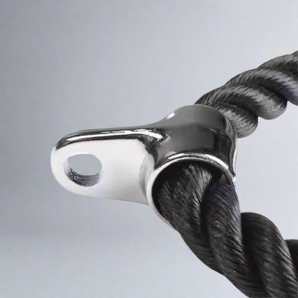 Long tricep rope zoomed in