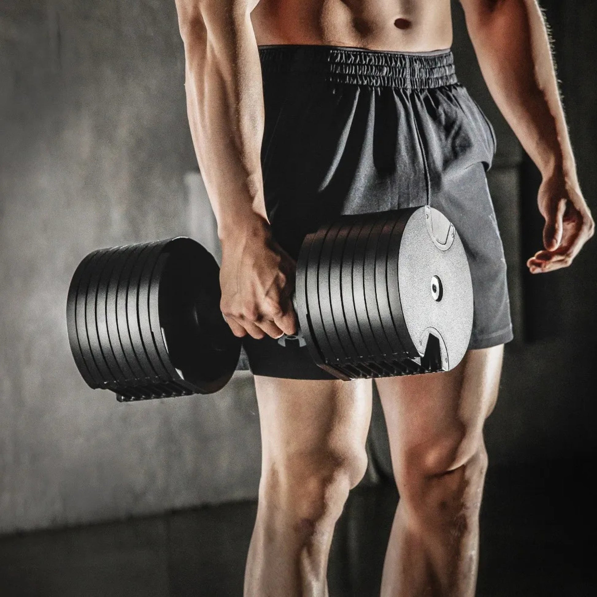 Adjustable dumbbells 40kg hold