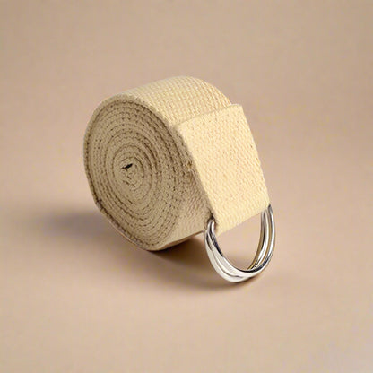 Beige Yoga Strap