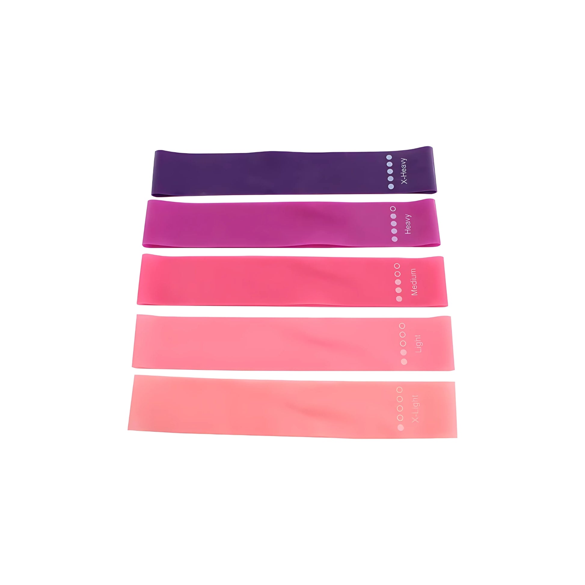 Set of 5 Physio Resistance Bands