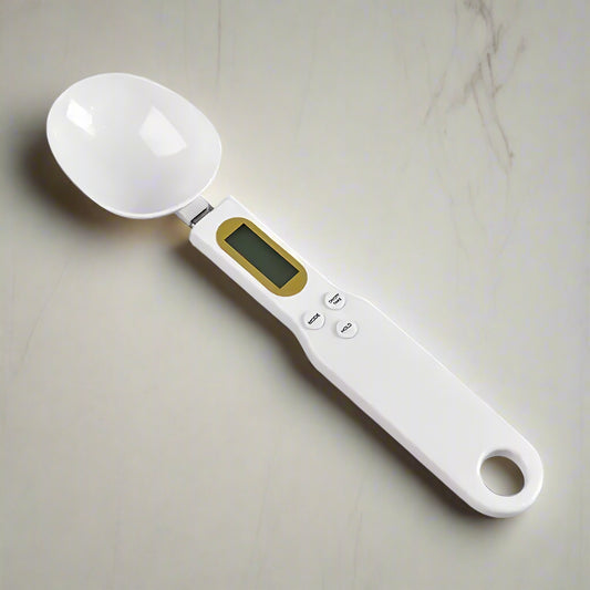 White Electronic Spoon Scale